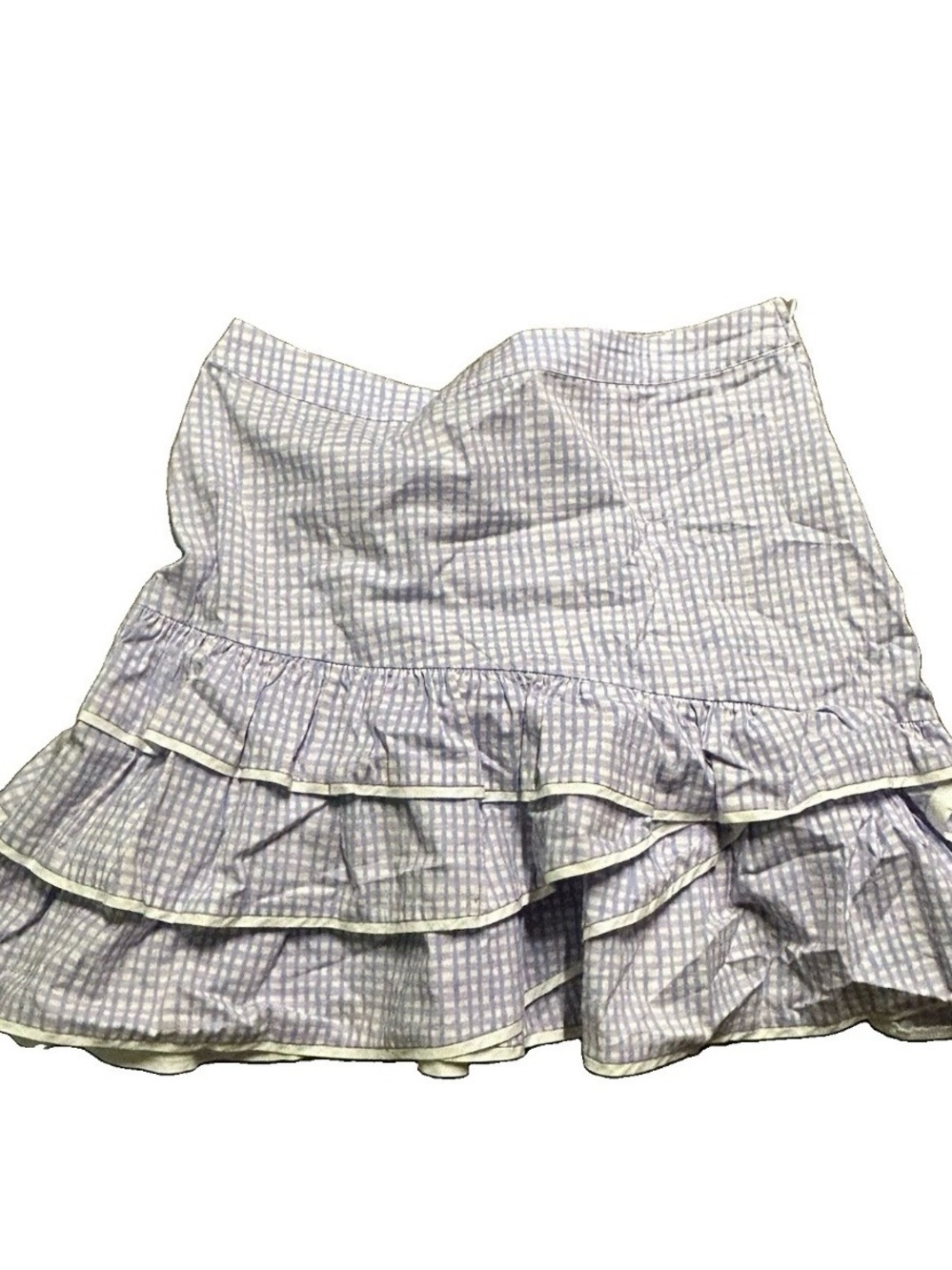 Women’s Lily Pulitzer Purple White Layered Skirt Size 4